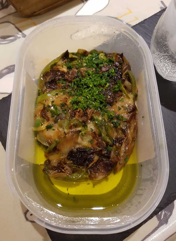 Overcooked Philly Cheesesteak