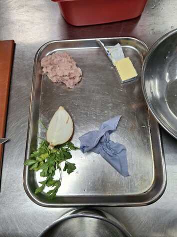 Chicken Croquette Ingredients.