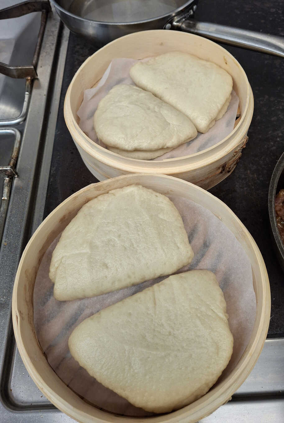 Steaming Lotus Leaves.
