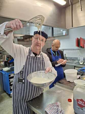 Teacher Paul's perfect batter.