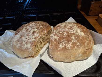 The Finished Product. Karl's Rustic Loaves.