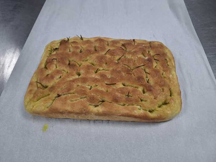Rosemary Focaccia. An Artist's Impression.