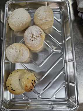 Fancy Shaped Rolls. Floured. Mostly.