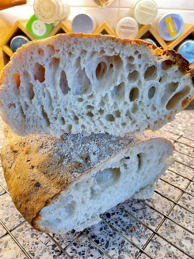 Classmate Gita's Fabulously Holy Bread.