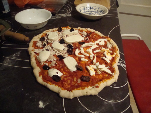 Pizza Decorated.