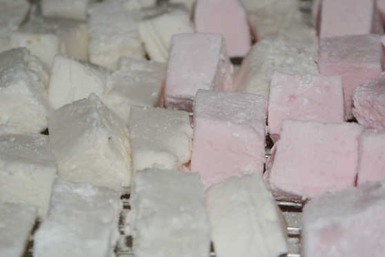 Marshmallows Closeup