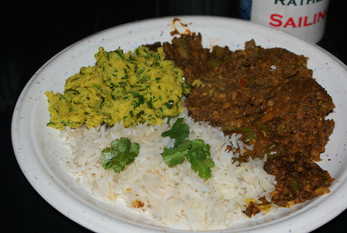 Haggis Curry Dinner