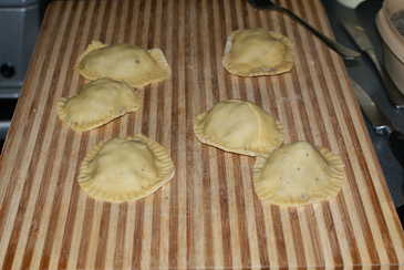 Haggis Ravioli Prepared