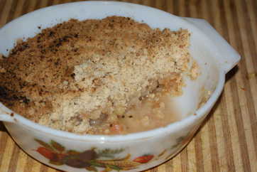 Whitecurrant Crumble