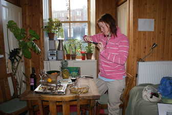 Flora photographing the Fennel