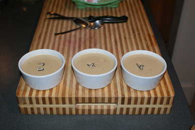 Cream of Cauliflower Soup with Black Truffle