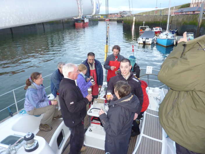 Erin - drinks in the harbour