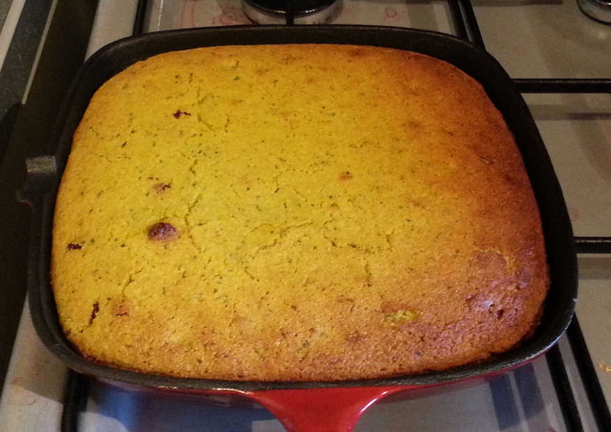 Jalapeno Cranberry Cornbread