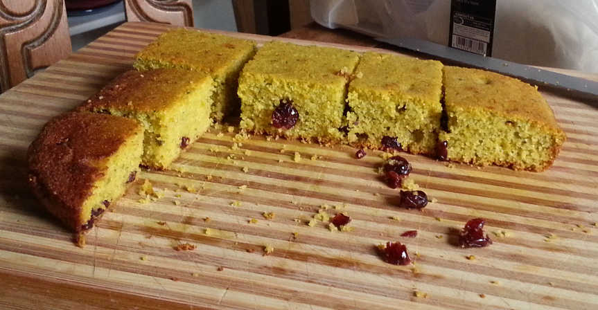 Jalapeno Cranberry Cornbread