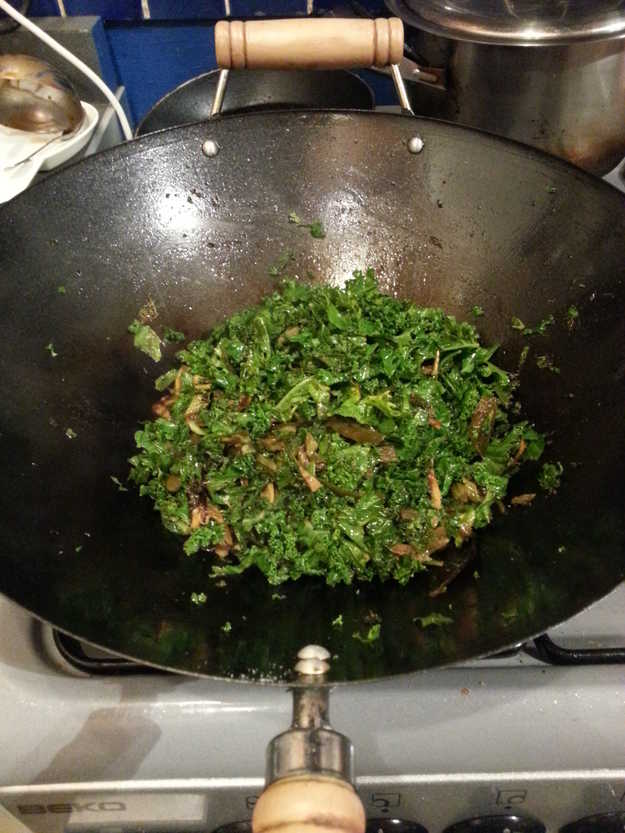 Spicy Sauteed Kale