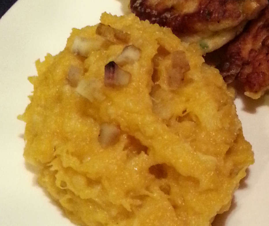 Sweet Potato with Pumpkin Mash