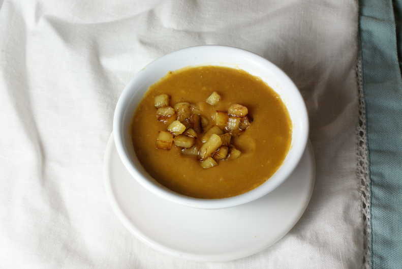 Carrot, Orange, Ginger and Red Lentil Soup