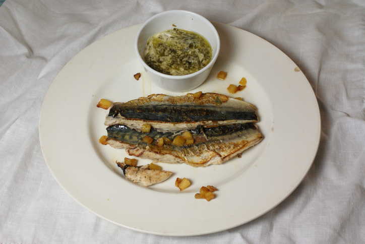 Mackerel with Sorrel Sauce