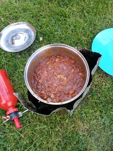 Bubbling Bolognese di Campeggio. Senza funghi :(