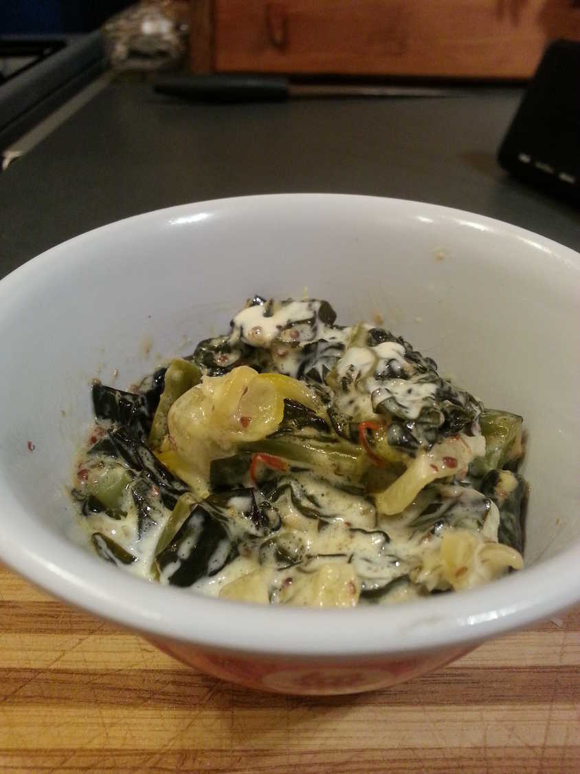 Cavolo Nero with Mustard