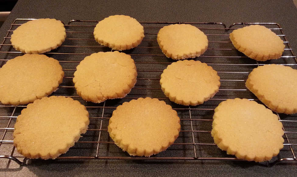 Shortbread. Un-pricked.