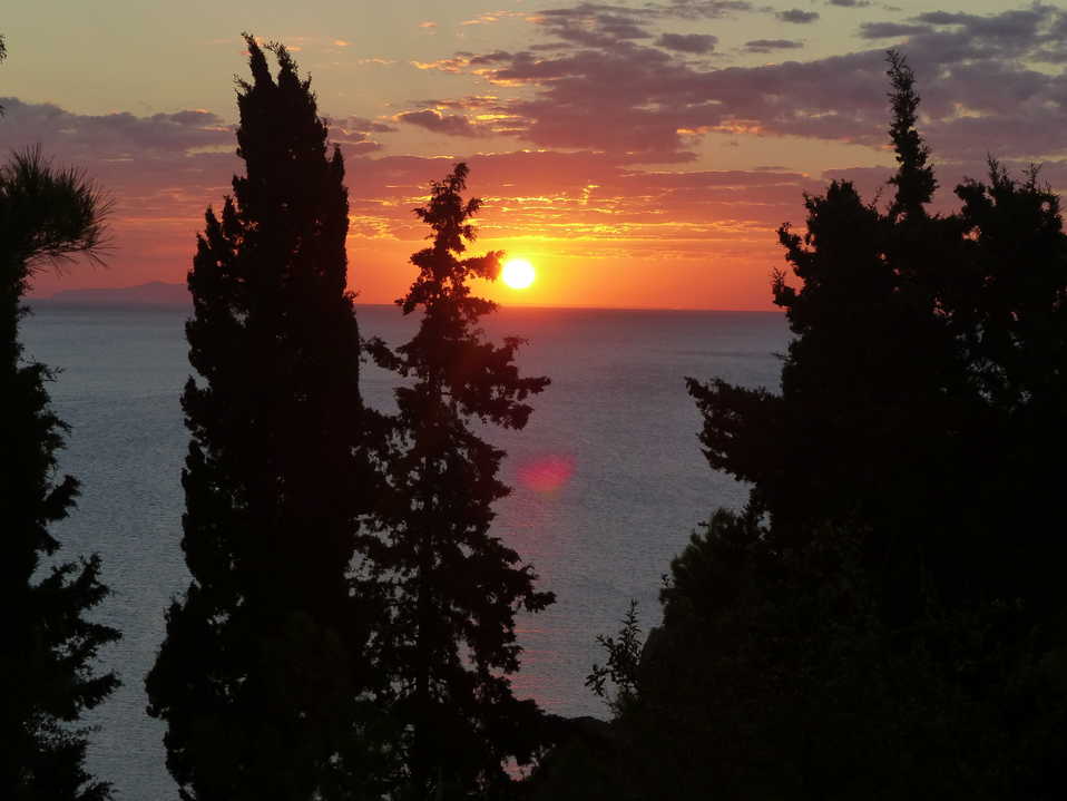 Sunset over Spetses