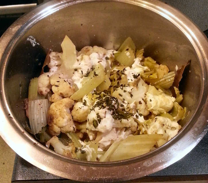 Cauliflower Celery Bake