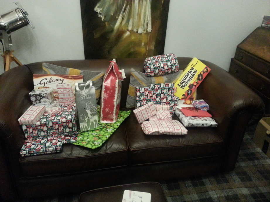 Kurt and Flora's presents