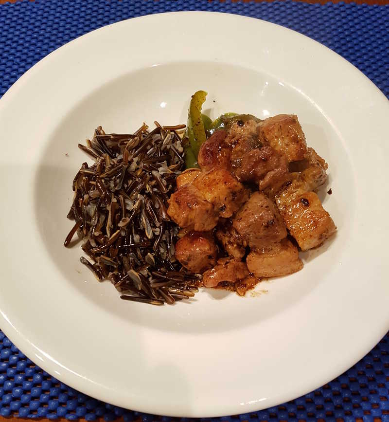 Belly Pork in Black Bean Sauce