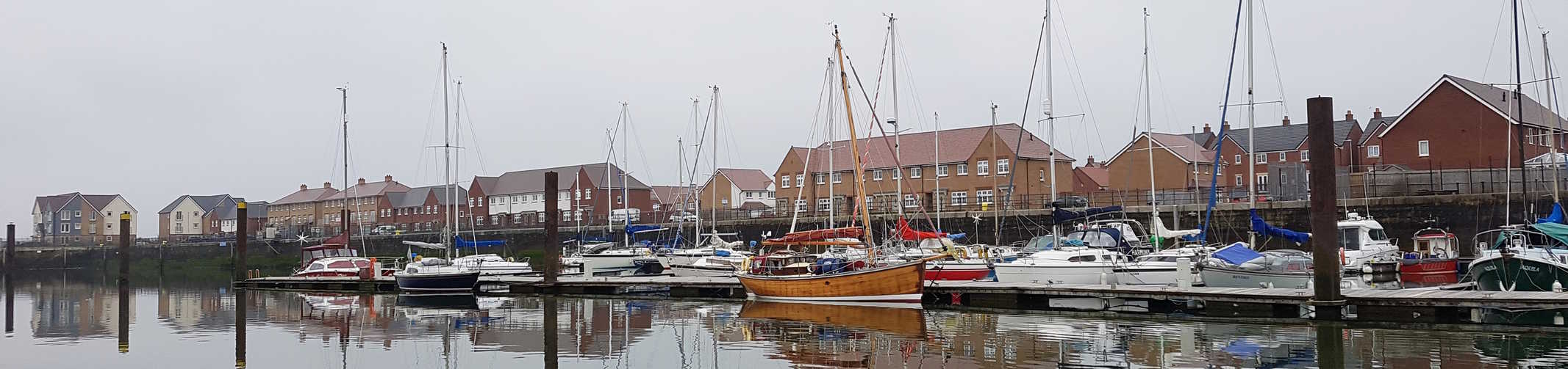 Rowan IV and Harmony berthed at Fleetwood