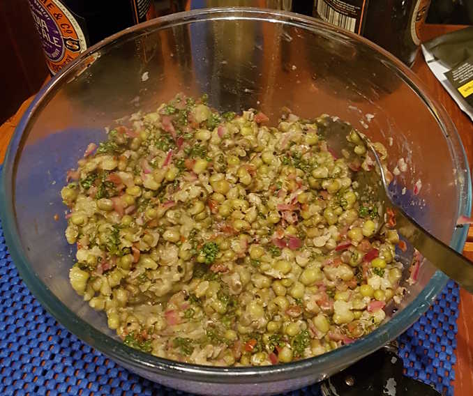 Hot Mung Bean Salad