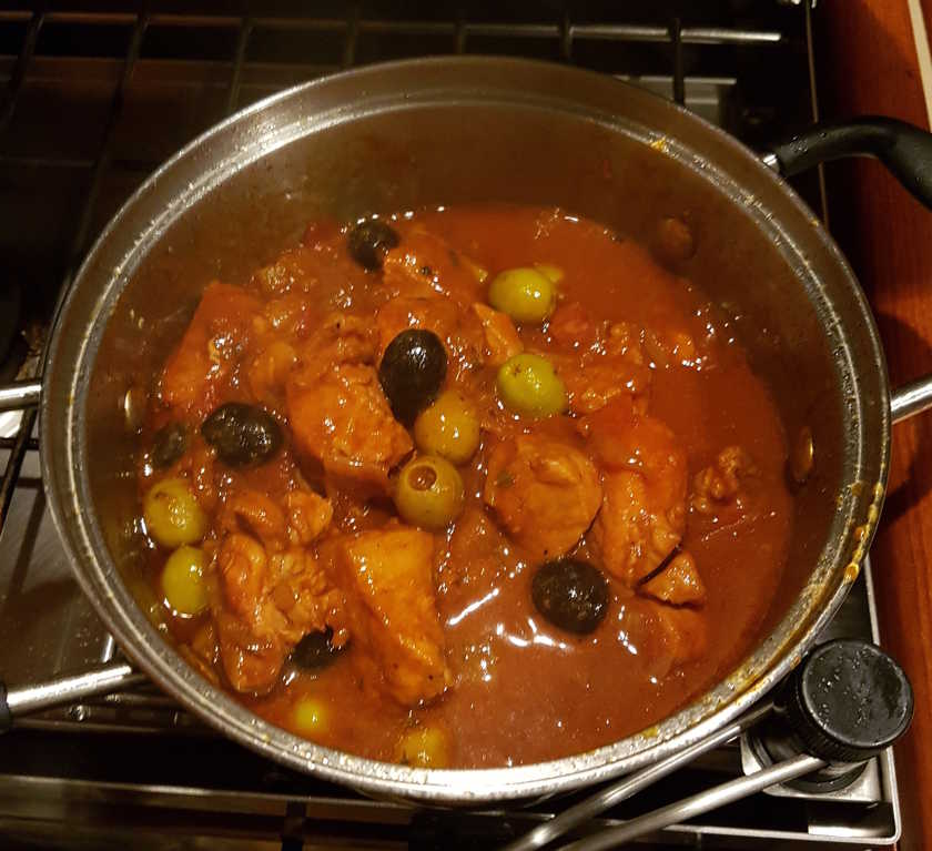 Pork with Olives