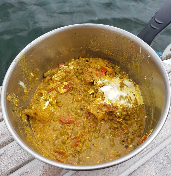 Cauliflower, Potato and Pea Curry