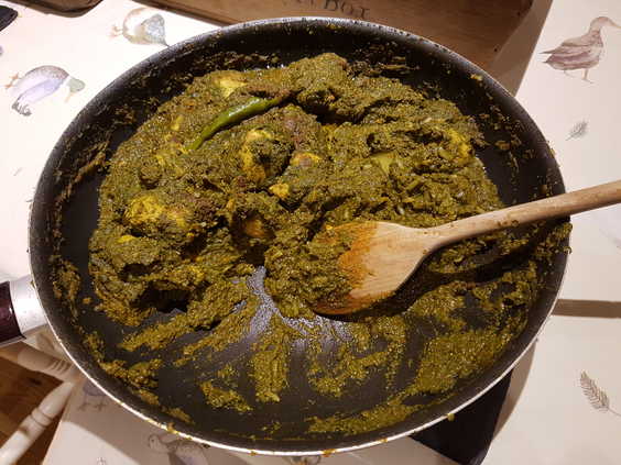 Chicken palak