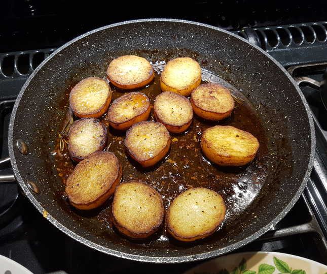 Fondant Potatoes.