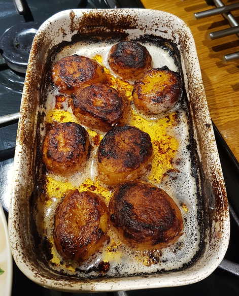 Fondant Potatoes after.