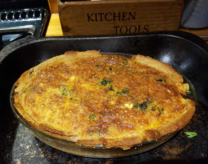 Leftover Christmas Quiche