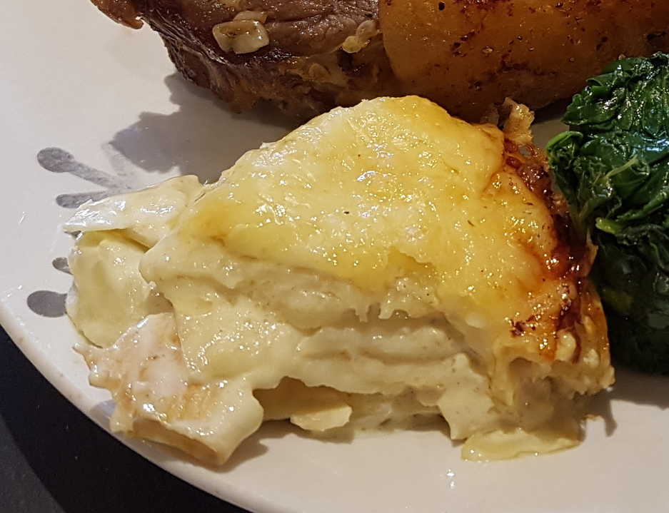 Celeriac Dauphinoise with Gruyère and Garlic