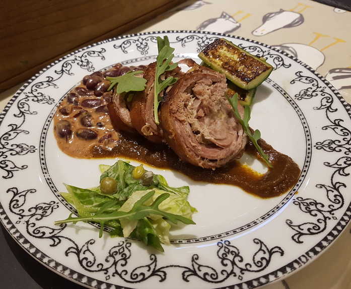Braised Rolled Breast of Lamb