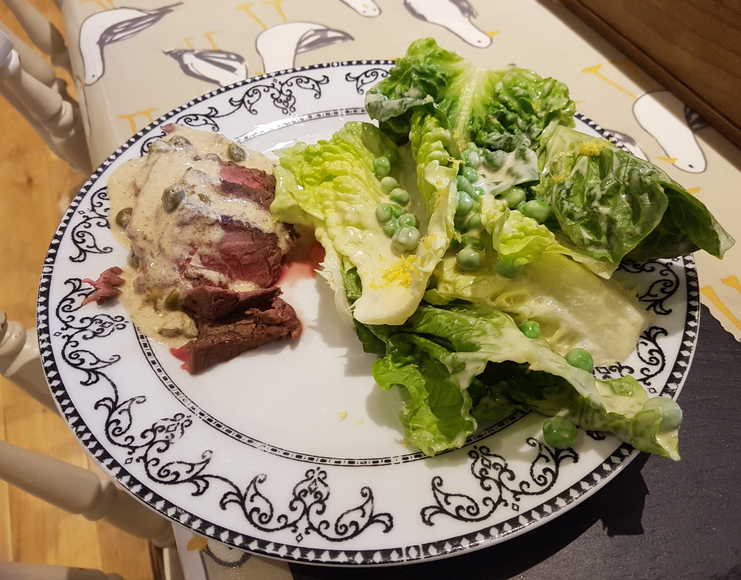 Mascarpone Sauce on Fillet Steak