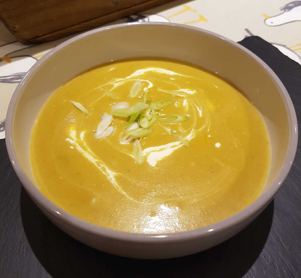 Celery and Gorgonzola Soup
