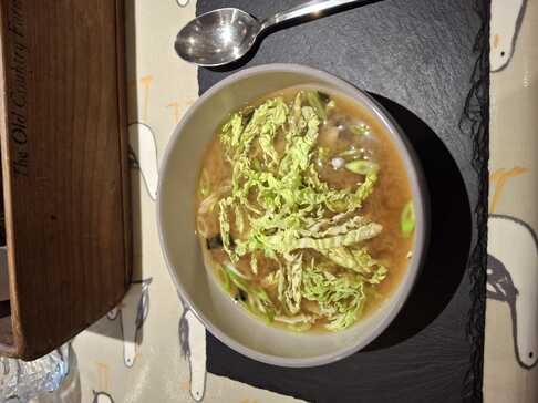 Miso Soup with Cabbage