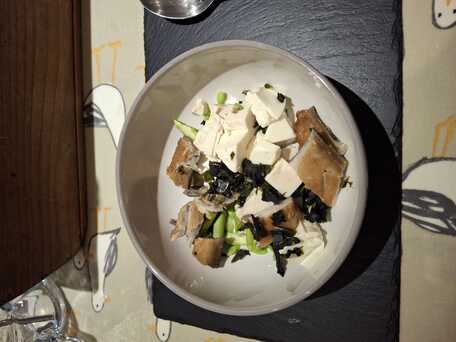 Miso Soup with Smoked Mackerel Ingredients