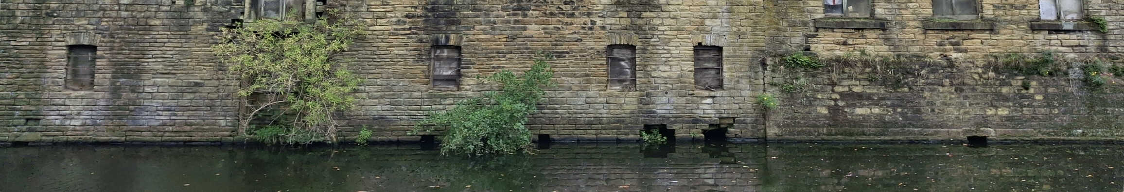 Derelict Warehouses on the Canal.