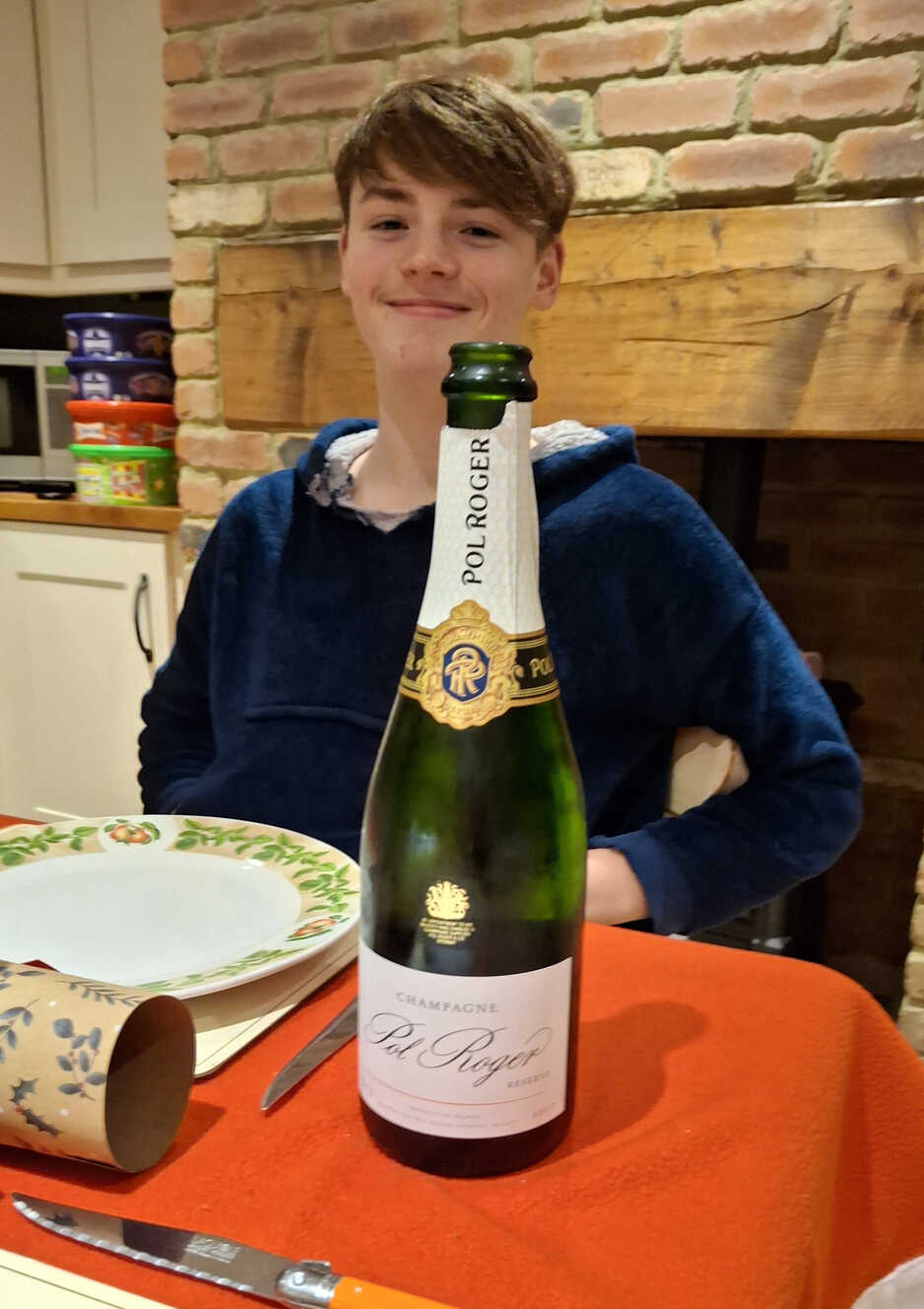 George will be SO disappointed when he discovers that Champagne is for everyone.