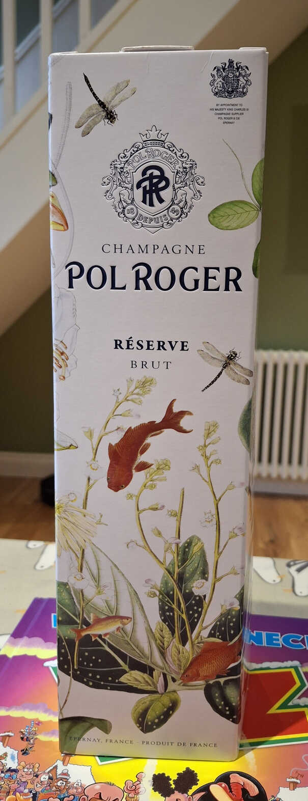 The Pol Roger Champagne box
