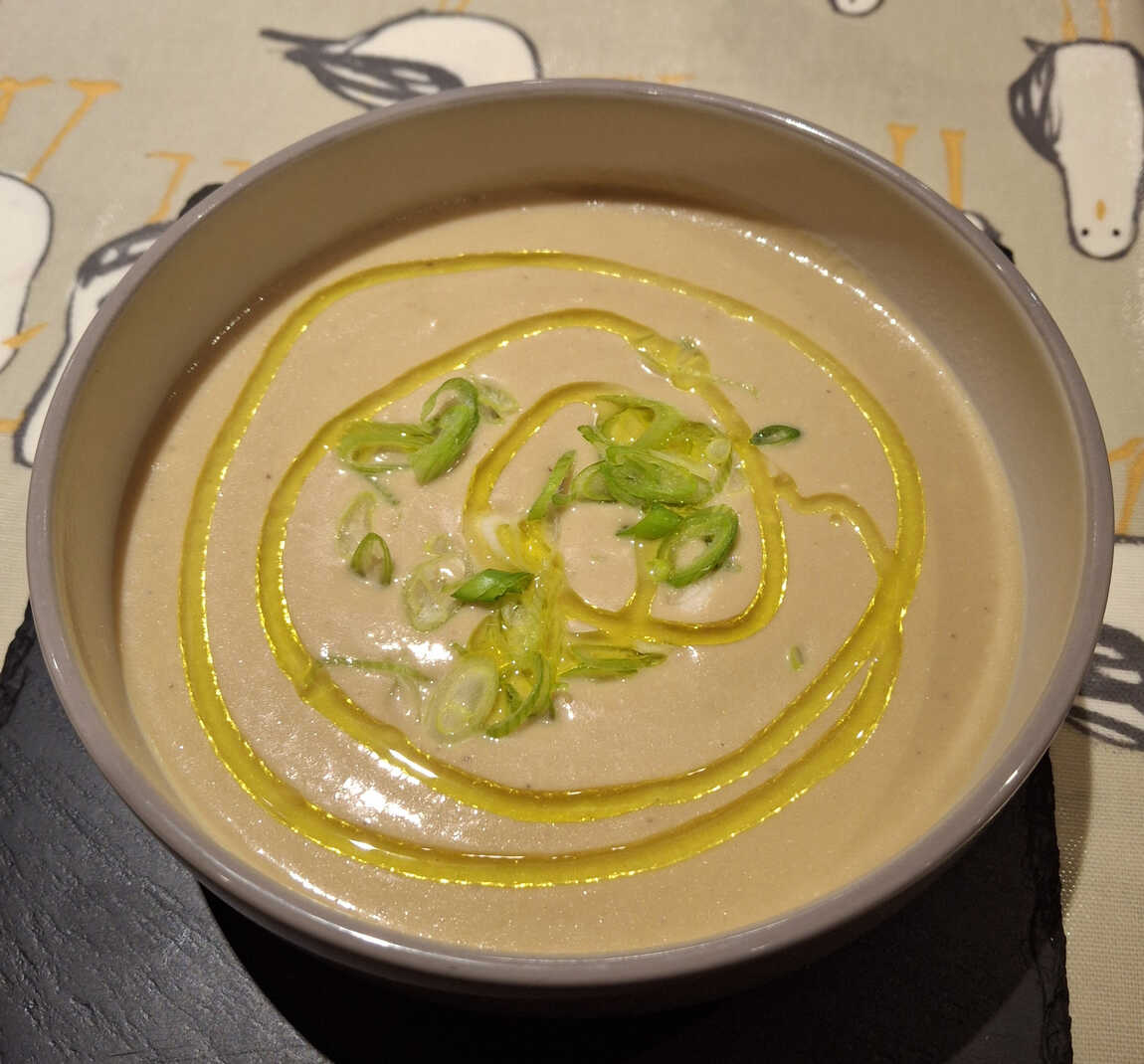 Cauliflower and Gorgonzola Soup