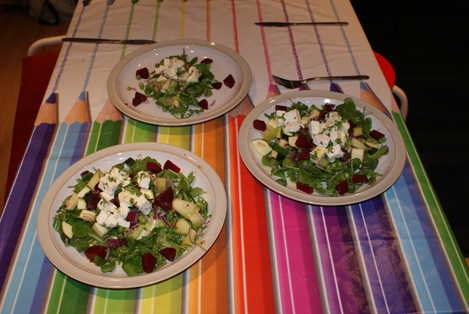 Melon and Beetroot Salad