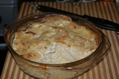 Potato And Celerica Gratin