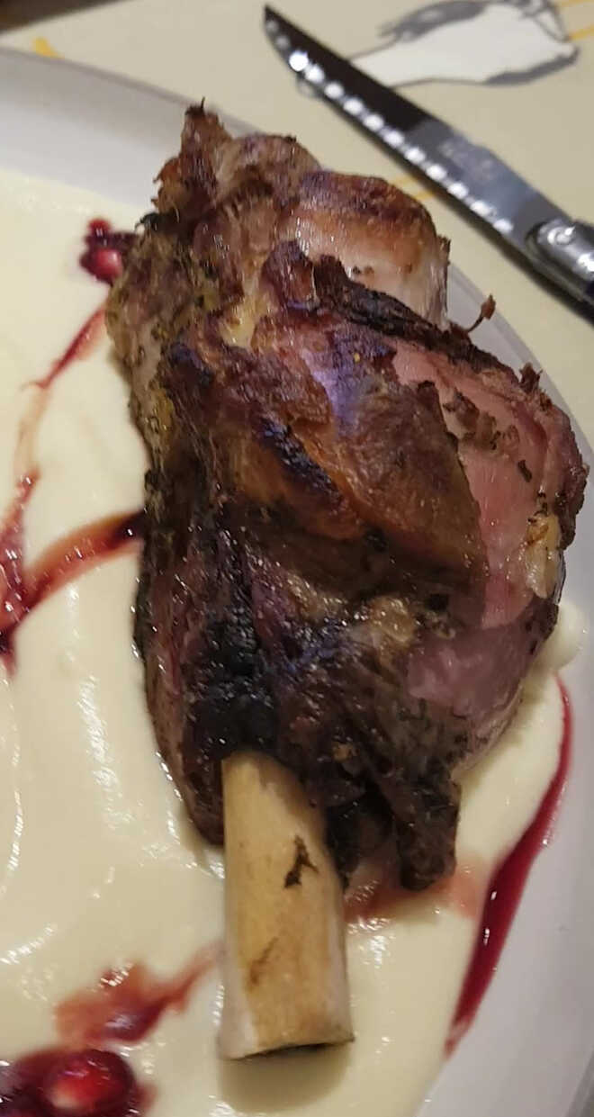 Sous Vide Lamb Shank